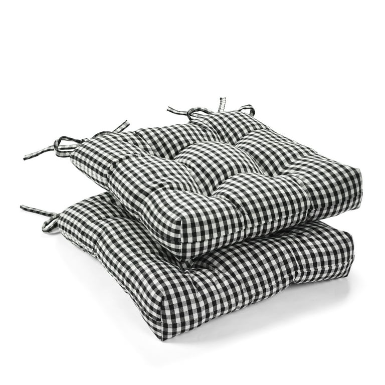 Black and white kitchen chair pads new arrivals