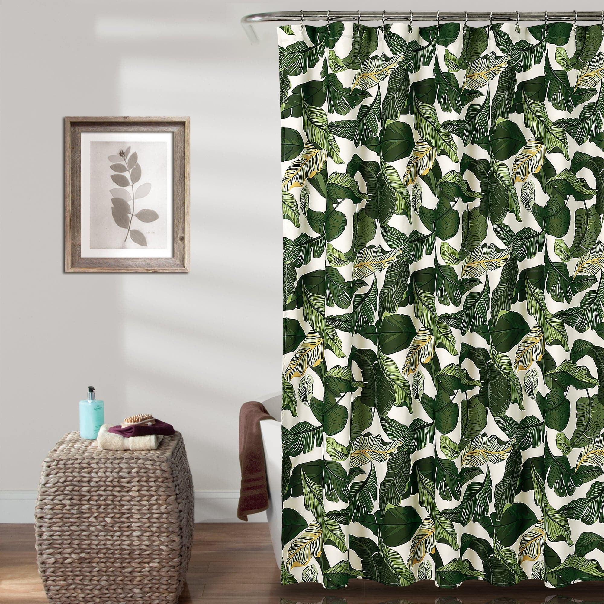 Lush Decor Green Nature Shower Curtain, 72" x 72"