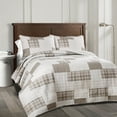 thumbnail image 1 of Lush Decor Greenville Quilt Taupe 3Pc Set Full/ Queen, 1 of 8