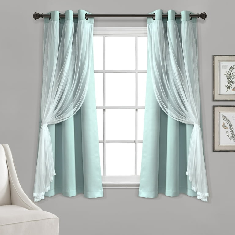 Lush store decor curtains
