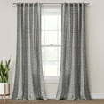 thumbnail image 1 of Lush Decor Hygge Modern Arrow Linen Look Window Curtain Panels - Black/White - 40 x 84, 1 of 11