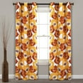 thumbnail image 1 of Lush Decor Julie Floral Window Panels Blackout - Blue/Navy - 84 x 38, 1 of 11