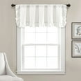 thumbnail image 1 of Lush Decor Linen Ruffle Valance Single White 18X58, 1 of 5