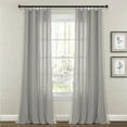 thumbnail image 1 of Lush Decor Linen Tassel Window Panel - Light Gray -Single- 84 x 40, 1 of 11