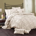 thumbnail image 1 of Lush Decor Madelynn 3-Piece Bedding Comforter Set, Ivory, Queen, 1 of 2