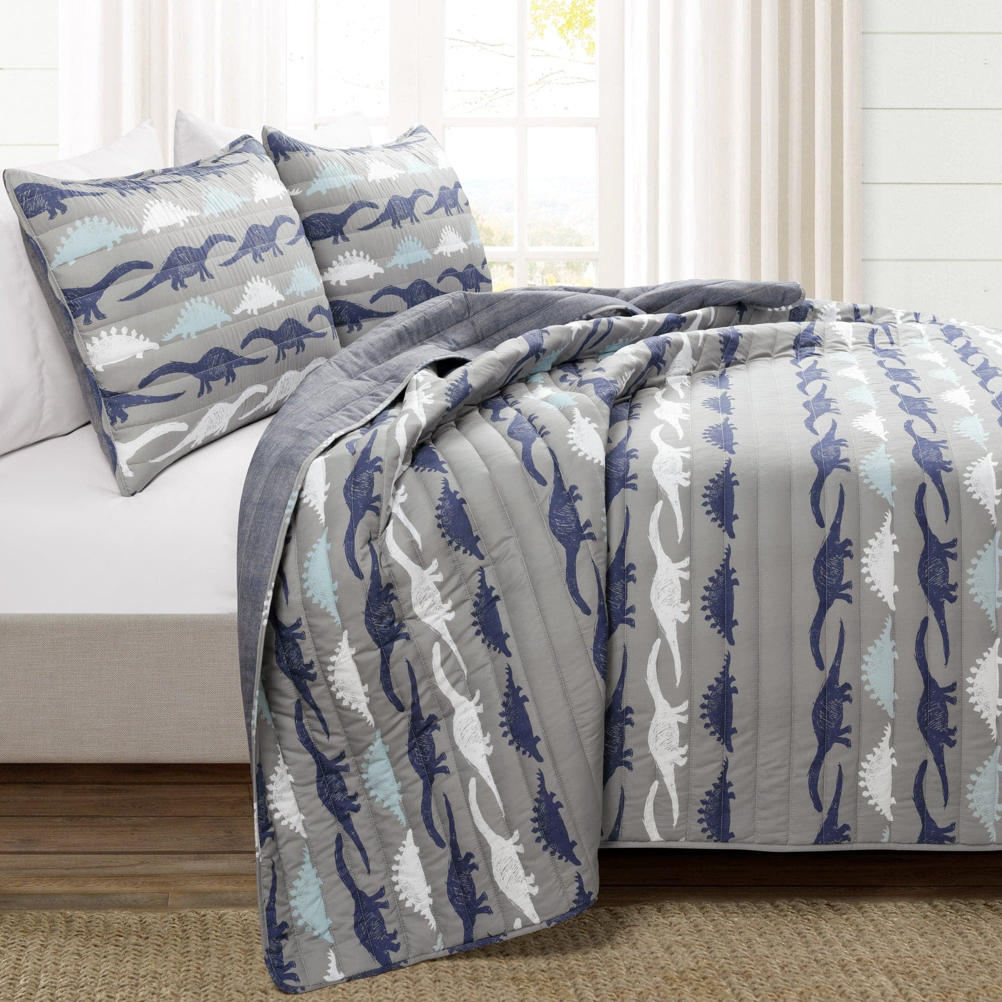 Lush decor whale quilt set sales