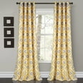 thumbnail image 1 of Lush Decor Misha Room Darkening 84" x 52" Patchwork Multi 100% Polyester 3" Rod Pocket 2-Pc Set Window Panel, 1 of 9