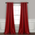 thumbnail image 1 of Lush Decor Modern, Contemporary 2 Piece Textured Light Filtering Curtain Set, 1 of 11