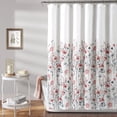 thumbnail image 1 of Lush Decor Multi-color Floral Polyester Shower Curtain, 72" x 72", 1 of 11