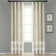 thumbnail image 1 of Lush Decor Nantucket Window Curtain Panels - Gray - 84 x 40, 1 of 11