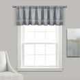 thumbnail image 1 of Lush Decor Night Sky Sequins 18" x 84" Stripe Gray 3" Rod Pocket Single Valance, 1 of 11