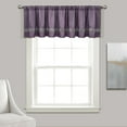 thumbnail image 1 of Lush Decor Night Sky Sequins 18" x 84" Stripe Purple 100% Polyester 3" Rod Pocket Single Valance, 1 of 11