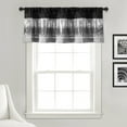 thumbnail image 1 of Lush Decor Night Sky Sequins Valance Single Black/Gray 18x52, 1 of 11