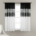 thumbnail image 1 of Lush Decor Night Sky Window Panel - Black/Gray - Single - 84 x 42, 1 of 11