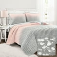 thumbnail image 1 of Lush Decor Ombre 3 Piece Quilt Sets, Twin with Pillow Sham, Pillowcase, 1 of 7