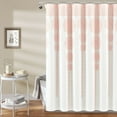 thumbnail image 1 of Lush Decor Pink Polyester Shower Curtain, 72" x 72", 1 of 11