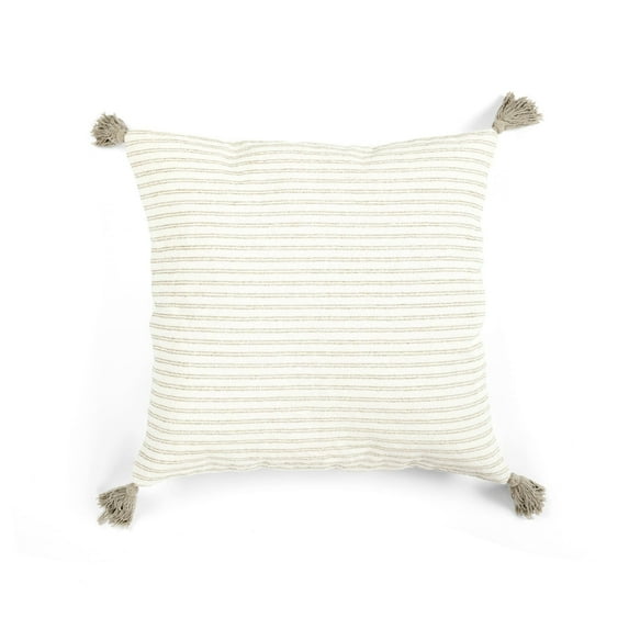 Lush Decor Pinnacle Stripe Decorative Pillow - Navy/Off White - Single - 20 x 20