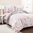 thumbnail image 1 of Lush Decor Pixie Fox With Sheet Set Kids Back To Campus Comforter Pink/Gray 5Pc Set Twin-Xl, 1 of 8