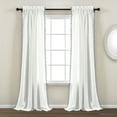 thumbnail image 1 of Lush Decor Pom Pom-Window Panel-Gray-Single- 50" x 95" +2, 1 of 11