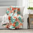 thumbnail image 1 of Lush Decor Poppy Garden Floral Cotton Reversible Throw, 60x50, Multi, Single, 1 of 5