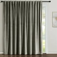 thumbnail image 1 of Lush Decor Prima Velvet Solid Window Panel Light Filtering - Gray -Single- 84 x 114, 1 of 11