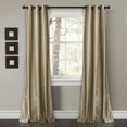 thumbnail image 1 of Lush Decor Prima Velvet Solid Window Panels - Ivory - 84 x 38, 1 of 11