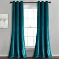 thumbnail image 1 of Lush Decor Prima Velvet Solid Window Panels - Ivory - 84 x 38, 1 of 11