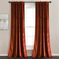 thumbnail image 1 of Lush Decor Prima Velvet Solid Window Panels Light Filtering - Blush - 84 x 54, 1 of 11