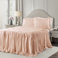 thumbnail image 1 of Lush Decor Ravello Pintuck Bedspread, Queen, Blush, 3-Pc Set, 1 of 5