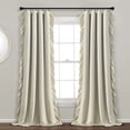 thumbnail image 1 of Lush Decor Reyna Window Panel Blackout - Ivory -Single- 84 x 54, 1 of 10