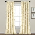 thumbnail image 1 of Lush Decor Riley Rod Pocket Curtain Panel, 1 of 11