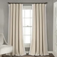 thumbnail image 1 of Lush Decor Rosalie Window Curtain Panel Pair, 84" Long x 54" Wide, Neutral, 1 of 11