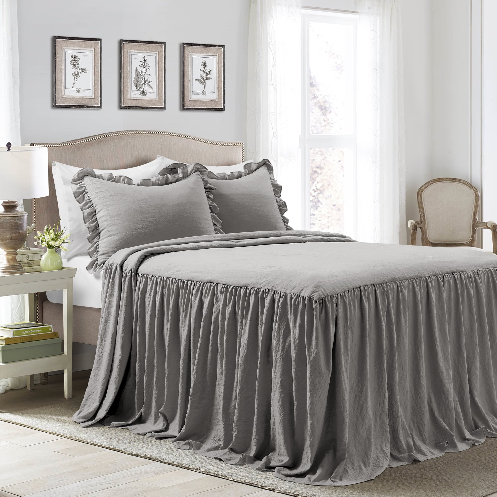 Ruffle Skirted Bedspread Set – Mellanni