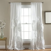 Lush Decor Serena Window Panel Single White 54x84