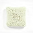 thumbnail image 1 of Lush Decor Shaggy Fur Decorative Pillow Cover Neutral Single 20x20, 1 of 10