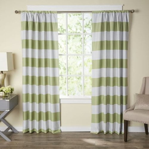 Lush Decor Stripe Blackout Window Panel, Pair