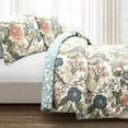 thumbnail image 1 of Lush Decor Sydney Duvet - Green/Blue - Full/Queen, 1 of 10
