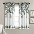 thumbnail image 1 of Lush Decor Tanisha Light Filtering Window Curtain Panels Black/White 52X632 Set, 1 of 11