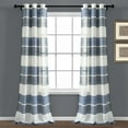 thumbnail image 1 of Lush Decor Textured Stripe Sheer Window Panels - Beige - 84 x 38, 1 of 11