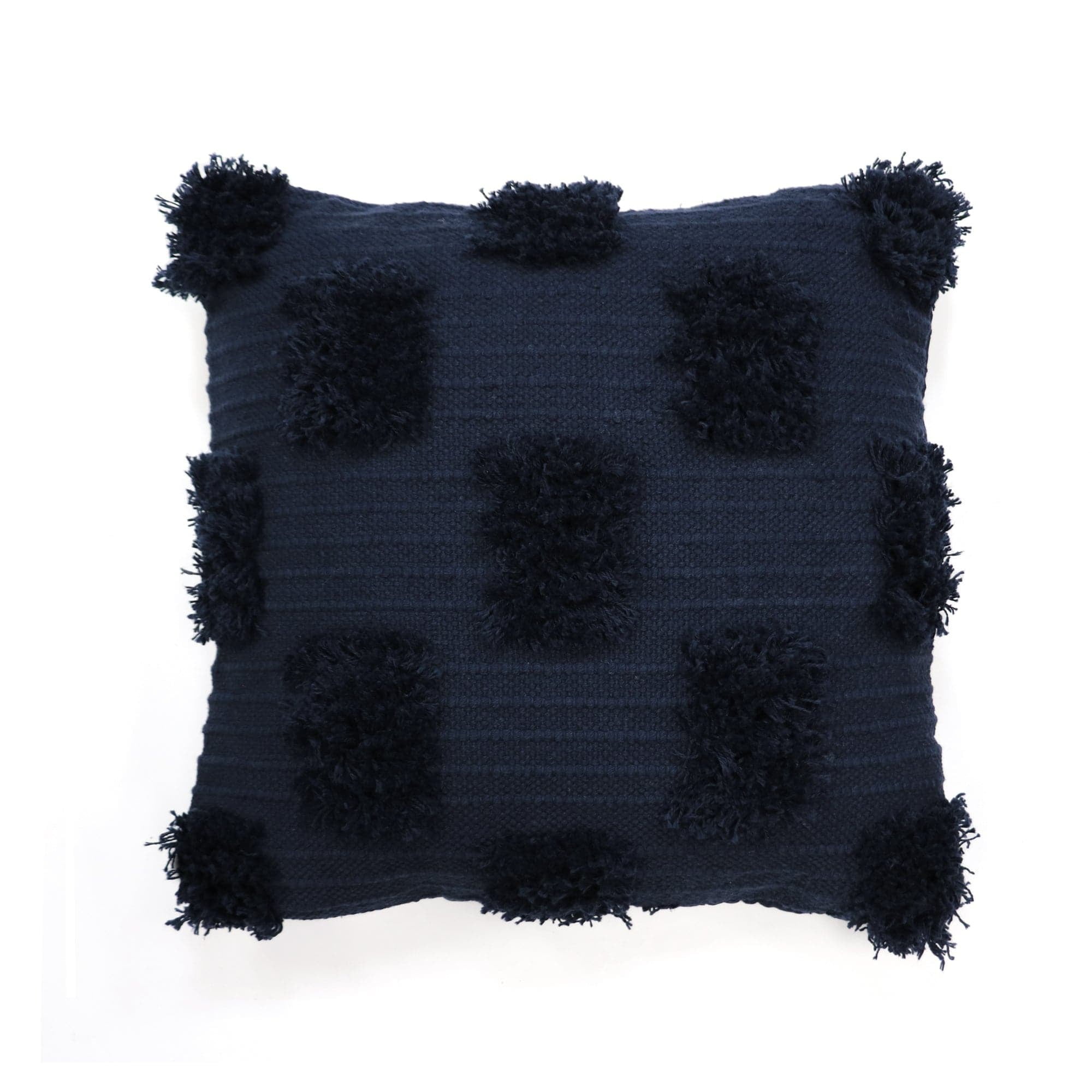 Lush Decor Tina Dots Decorative Pillow Navy Single 20X20