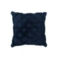thumbnail image 1 of Lush Decor Tufted Diagonal Decorative Pillow, 20″ x 20″, Navy, 1 of 1