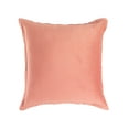 thumbnail image 1 of Lush Decor Velvet Dreams Euro Sham Covers 2 Piece Set 25.5" W x 25.5" L + 1.5" Blush - Pink Velvet Pillow Cover - Euro Pillow Covers - Glam Decorative Pillows for Bed, 1 of 9