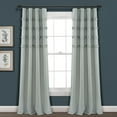 thumbnail image 1 of Lush Decor Vintage Stripe Yarn Dyed Cotton Window Curtain Panels Denim Blue 40X95 Set, 1 of 11
