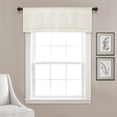 thumbnail image 1 of Lush Decor Wave Texture 18" x 52" Textured Cream 100% Polyester Single Valance, 1 of 11