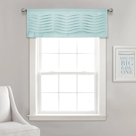 Lush Decor Wave Texture Tailored Valance