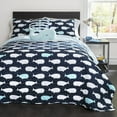 thumbnail image 1 of Lush Decor Whale Kids Animal Print Reversible Quilt, Twin, Navy, 4-Pc Set, 1 of 7