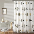 thumbnail image 1 of Lush Decor Yellow/White Novelty Shower Curtain, 72" x 72", 1 of 11