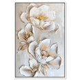 thumbnail image 1 of Lush Floral II Canvas New Floral Wall Art by Art Remedy, White Frame, 20" x 30", 1 of 7