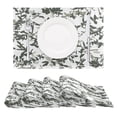 thumbnail image 1 of Lush Foliage Pattern Reversible Placemat Non Slip Coffee Mat 18x12 Inch for Dining, Kitchen, Coffee, 1 of 9