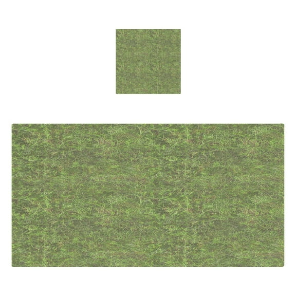 Lush Greenery 2 Piece Cotton Bath and Face Towel Set Soft and Absorbent, for Beach Pool Bathroom